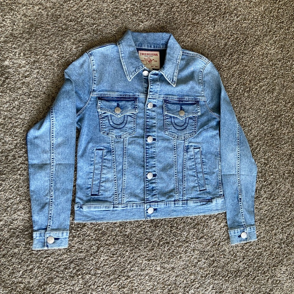 True Religion Blue Denim Jacket